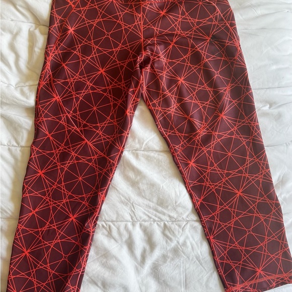 Adidas Womens Geometric Workout Pants - Picture 2 of 7